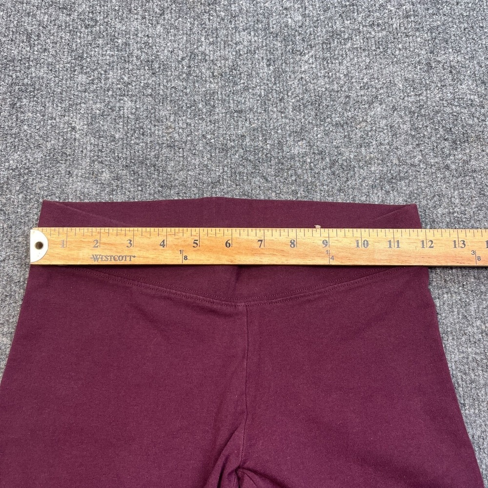 American Eagle Hi Rise Leggings Womens Size Small Maroon Red Yoga Pants - Picture 6 of 8